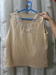 Y2k sequin beaded top