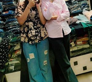 Distressed Blue Jeans 👍🏻