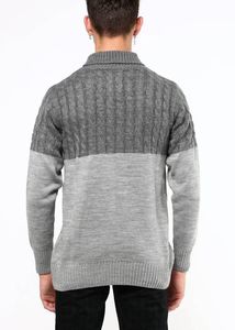 AJIO Colourblock Turtle-Neck Slim Fit Pullover