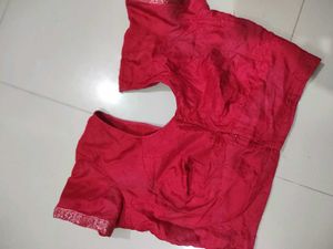 Red Sari Blouse