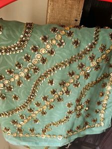 Elegant Green Saree