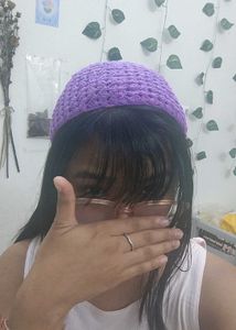 Purple Crochet bandana💜