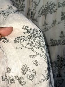 QUIERO Printed Oyster Midi Skirt L/34