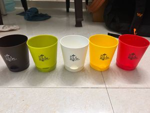 Set Of 5 Pots - Self Watering