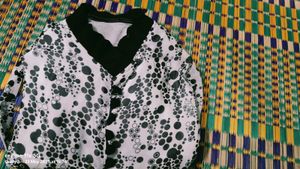 White &amp; Black Polka Dot Dress