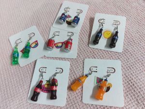 Cool Girl Summer Drink Bottle Earrings⛱️🌊
