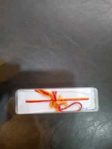 Rudraksh Rakhi Pure Silver