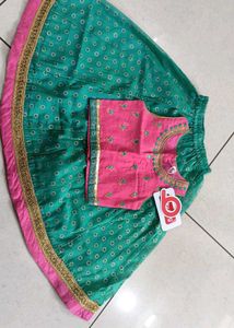 Babyhug Girls Lehenga Choli Set (12-18M)
