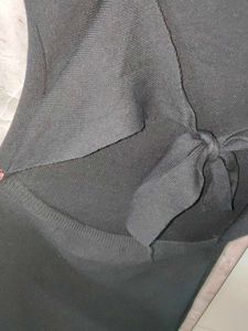 Black back Tie Dress