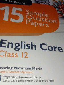CBSE Class 12 Chemistry And English Sample Papers