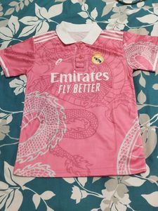 Pink Real Madrid Dragon Jersey