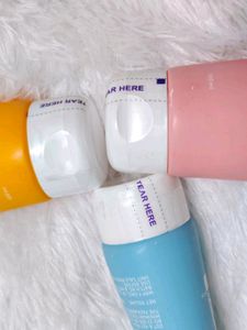 Pack Of 3 Dot And Key Face Wash