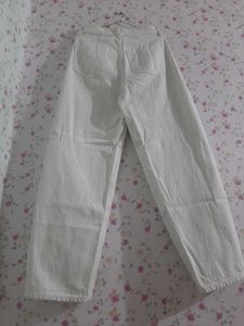 White Wide Leg Jeans