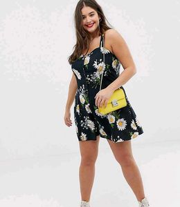 Black Floral Romper