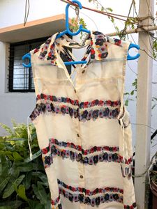 Floral Sleeveless Top