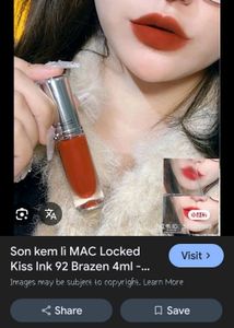 Mac Locked Kiss Ink 92 Brazen🔥
