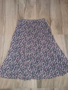 Floral Midi Skirt