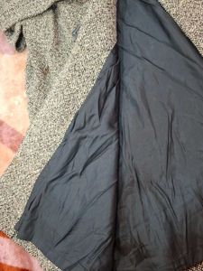 Elegant Grey wollen trench Coat