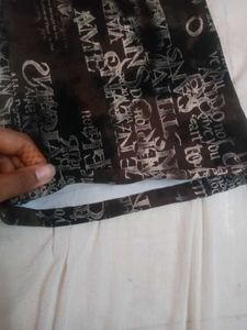 Patterned Flared Pants