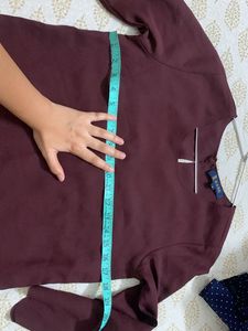 Dark Maroon Top