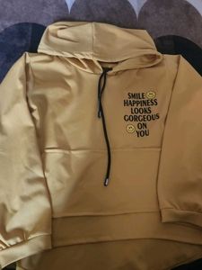 Yellow Graphic Hoodie