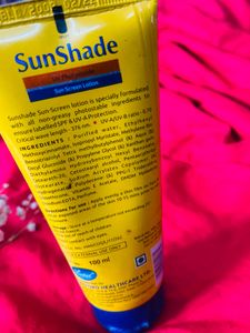 UV photo stable Sun Screen Lotion