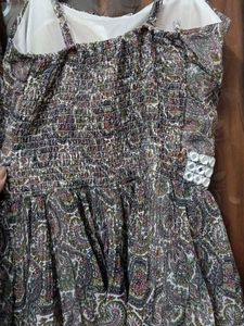 Paisley Dress with Shrug