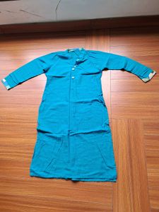 Teal Button-Down  Collared Suit