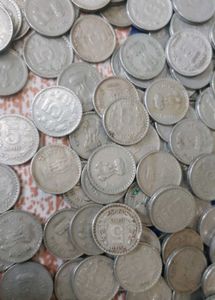 (195 Pcs) 5 rupees copper niklel Old rare Coins