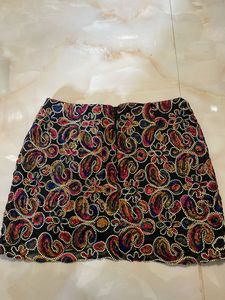 Paisley Mini Skirt