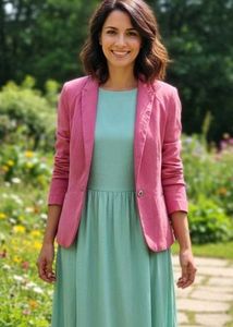 ZARA Basic Pink Blazer