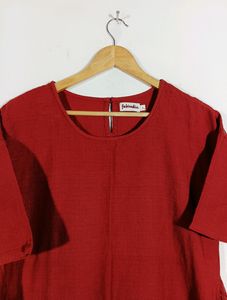 Dark Red Kurti (Women)