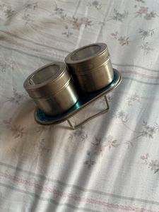 Magnetic Condiment Tin Set