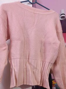 Pink Knit Pullover