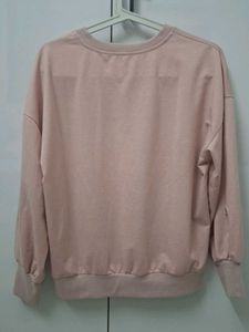 Pink Graphic Print Sweatshirt