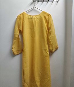 Elegant Yellow Kurti