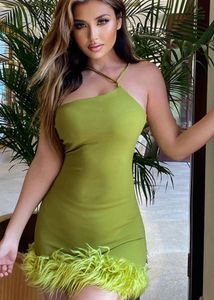 Halter Neck Mini Party Dress