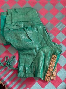 Elegant Embroidered Saree In Lehnga Style