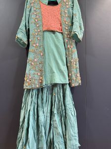 Embroidered Kurta Suit Set