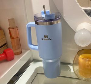 Light Blue Stanley Tumbler