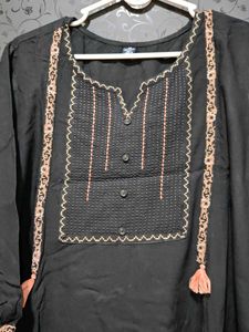 Elegant Black Kurta