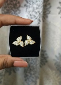 Gold Finished Earrings