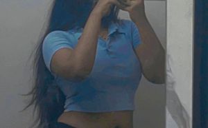 Blue Polo Top