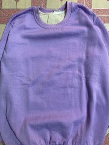 Purple Pullover Sweater