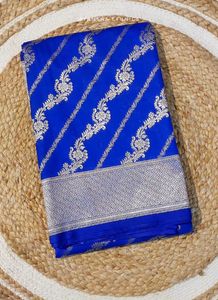 Banarasi Semi Katan Slub Saree 💜