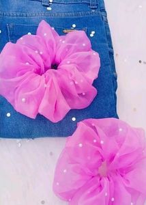 Organza Scrunchies 🪷🤍