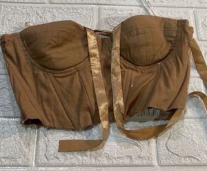 Tan Corset Top