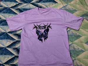 Purple Printed Tshirt
