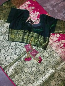 Banarsi silk saree💞