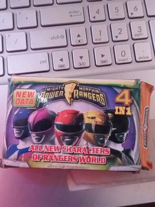 Power Rangers 4 In 1 Cards